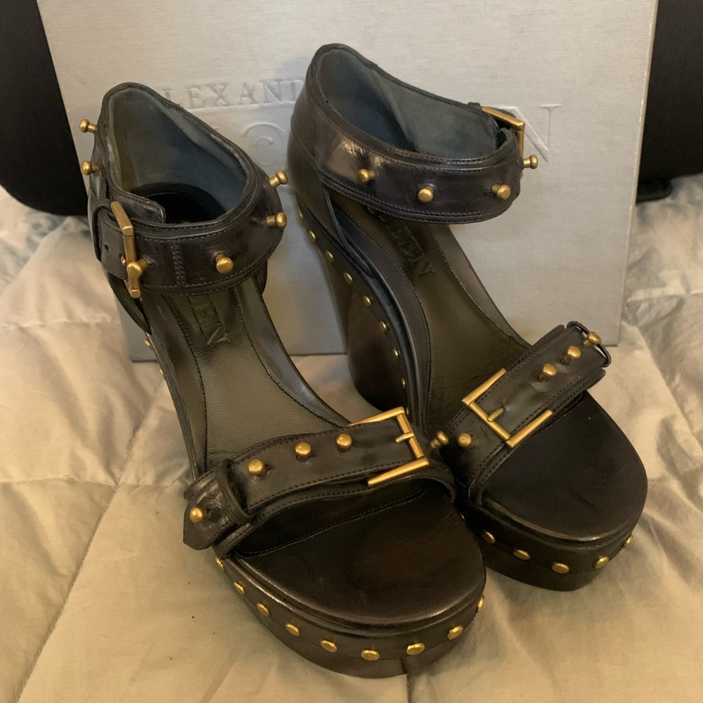 🎉 Host Pick 🎉 Alexander MqQueen Wedge Heels